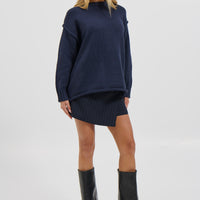 Toni Knit Jumper Navy