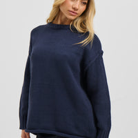 Toni Knit Jumper Navy