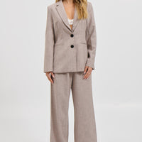 Simona Blazer Light Brown