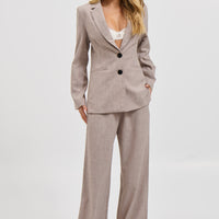 Simona Blazer Light Brown
