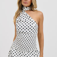 Jayde Polkadot Set White