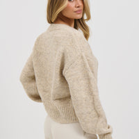 Sandra Cardigan Sand