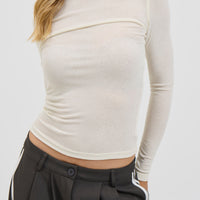 Katya Long Sleeve Top Off White