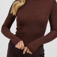 Katya Long Sleeve Top Chocolate