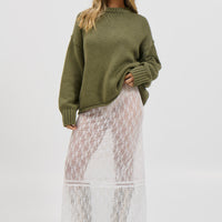 Nikova Knit Jumper Army