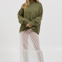 Nikova Knit Jumper Army