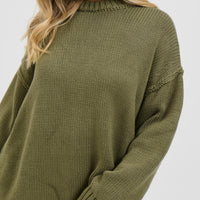 Nikova Knit Jumper Army