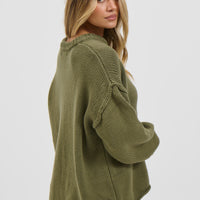 Nikova Knit Jumper Army