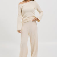 Hannah Long Sleeve Top Cream