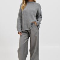 Toni Knit Jumper Grey