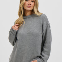 Toni Knit Jumper Grey