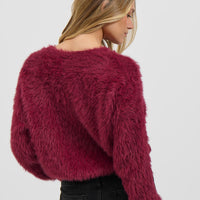 Arizona Fluffy Knit Wine