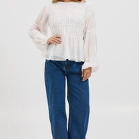 Jemimah Top White