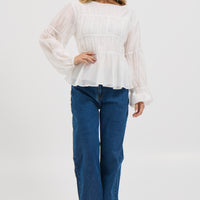 Jemimah Top White