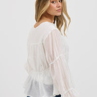 Jemimah Top White