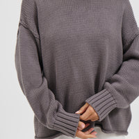 Nikova Knit Jumper Dark Grey