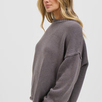 Nikova Knit Jumper Dark Grey