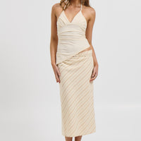 Lorina Top Beige