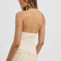 Lorina Top Beige