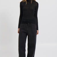 Tyler Sheer Top Black