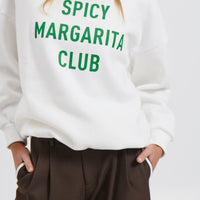 Spicy Marg Sweater White