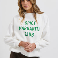 Spicy Marg Sweater White
