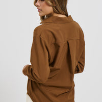 Layla Shirt Chocolate