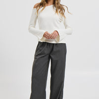 Hannah Long Sleeve Top Ivory