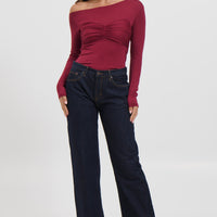 Claire Long Sleeve Wine