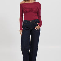 Claire Long Sleeve Wine