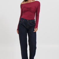 Claire Long Sleeve Wine