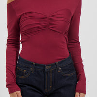 Claire Long Sleeve Wine