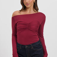 Claire Long Sleeve Wine