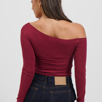 Claire Long Sleeve Wine