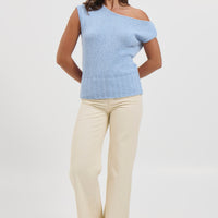 Rahlee Knit Top Sky