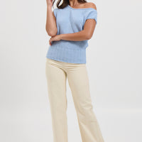 Rahlee Knit Top Sky