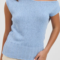 Rahlee Knit Top Sky