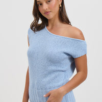 Rahlee Knit Top Sky