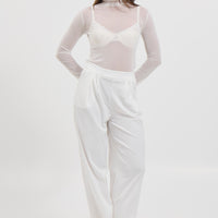 Eva Mesh Top White