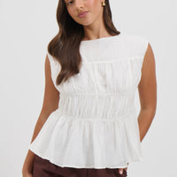 Cierra Top White