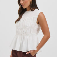 Cierra Top White