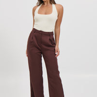 Katya Halterneck Top Off White