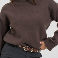 Lisa Knit Chocolate