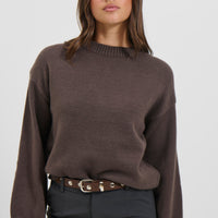 Lisa Knit Chocolate