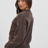 Lisa Knit Chocolate