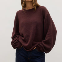 Cora Crew Neck Plum