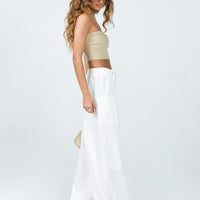 Brunie Pants White