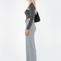 Montana Knit Pants Grey Marle