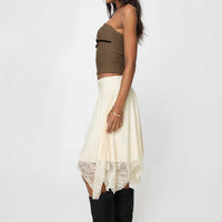 Enslee Midi Skirt Cream