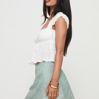 All My Friends Mini Skirt Green